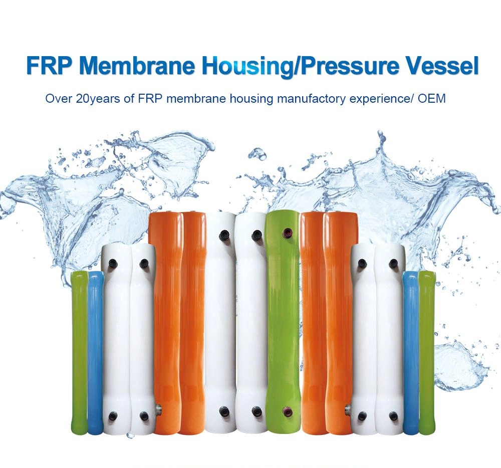 2514 2521 2540 FRP RO Membrane Housing / Membrane Pressure Vessel
