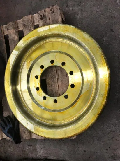 Cast Iron/Steel Forging Rail Wheel Casting Railway Wheel for Mining Wagon